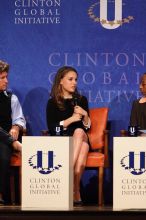 Blake Mycoskie (L), founder of TOMS shoes, Natalie Portman (C), and Mambidzeni Madzivire (R), BME graduate student at Mayo Graduate School, at the first plenary session of the CGIU meeting.  Day one of the 2nd Annual Clinton Global Initiative University (CGIU) meeting was held at The University of Texas at Austin, Friday, February 13, 2009.

Filename: SRM_20090213_17041719.jpg
Aperture: f/4.0
Shutter Speed: 1/250
Body: Canon EOS 20D
Lens: Canon EF 300mm f/2.8 L IS
