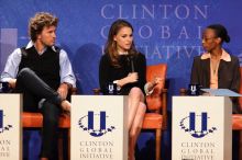 Blake Mycoskie (L), founder of TOMS shoes, Natalie Portman (C), and Mambidzeni Madzivire (R), BME graduate student at Mayo Graduate School, at the first plenary session of the CGIU meeting.  Day one of the 2nd Annual Clinton Global Initiative University (CGIU) meeting was held at The University of Texas at Austin, Friday, February 13, 2009.

Filename: SRM_20090213_17045224.jpg
Aperture: f/4.0
Shutter Speed: 1/200
Body: Canon EOS 20D
Lens: Canon EF 300mm f/2.8 L IS