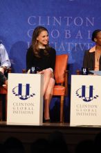 Blake Mycoskie (L), founder of TOMS shoes, Natalie Portman (C), and Mambidzeni Madzivire (R), BME graduate student at Mayo Graduate School, at the first plenary session of the CGIU meeting.  Day one of the 2nd Annual Clinton Global Initiative University (CGIU) meeting was held at The University of Texas at Austin, Friday, February 13, 2009.

Filename: SRM_20090213_17071549.jpg
Aperture: f/4.0
Shutter Speed: 1/200
Body: Canon EOS 20D
Lens: Canon EF 300mm f/2.8 L IS