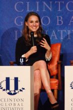 Natalie Portman spoke about micro-loans, especially for women to start their own businesses, in poor and developing countries, at the opening plenary session of the CGIU meeting.  Day one of the 2nd Annual Clinton Global Initiative University (CGIU) meeting was held at The University of Texas at Austin, Friday, February 13, 2009.

Filename: SRM_20090213_17310685.jpg
Aperture: f/5.6
Shutter Speed: 1/250
Body: Canon EOS-1D Mark II
Lens: Canon EF 300mm f/2.8 L IS
