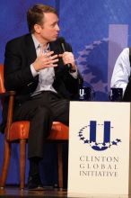 Paul Bell, president of Dell Global Public, at the opening plenary session of the CGIU meeting.  Day one of the 2nd Annual Clinton Global Initiative University (CGIU) meeting was held at The University of Texas at Austin, Friday, February 13, 2009.

Filename: SRM_20090213_17373724.jpg
Aperture: f/5.6
Shutter Speed: 1/160
Body: Canon EOS 20D
Lens: Canon EF 300mm f/2.8 L IS