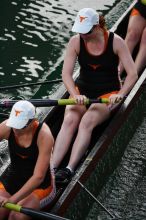 The Texas Rowing first varsity eight team, with coxswain Mary Cait McPherson, stroke Jen VanderMaarel, Felicia Izaguirre-Werner, Meg George, Nancy Arrington, Jelena Zunic, Karli Sheahan, Colleen Irby and Sara Cottingham, finished with a time of 6:44.7, defeating Duke which completed the race in 6:49.9. This was the second session of the Longhorn Invitational, Saturday morning, March 21, 2009 on Lady Bird Lake.  They later won one more race against UCF on Sunday.

Filename: SRM_20090321_08402367.jpg
Aperture: f/2.8
Shutter Speed: 1/2000
Body: Canon EOS-1D Mark II
Lens: Canon EF 300mm f/2.8 L IS