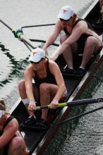 The Texas Rowing first varsity eight team, with coxswain Mary Cait McPherson, stroke Jen VanderMaarel, Felicia Izaguirre-Werner, Meg George, Nancy Arrington, Jelena Zunic, Karli Sheahan, Colleen Irby and Sara Cottingham, finished with a time of 6:44.7, defeating Duke which completed the race in 6:49.9. This was the second session of the Longhorn Invitational, Saturday morning, March 21, 2009 on Lady Bird Lake.  They later won one more race against UCF on Sunday.

Filename: SRM_20090321_08402471.jpg
Aperture: f/2.8
Shutter Speed: 1/2000
Body: Canon EOS-1D Mark II
Lens: Canon EF 300mm f/2.8 L IS