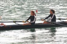 The Texas Rowing second novice eight team, with coxswain Emma Dirks, Sharon Dietz, Lucia Babar, Kait Postle, Ashley Hiatt, Andrea Janowski, Madonna Bregon, Daryn Ofczarzak and Dani Mohling, finished with a time of 7:34.5, defeating Iowa which completed the race in 7:35.6. This was the second session of the Longhorn Invitational, Saturday morning, March 21, 2009 on Lady Bird Lake.  They won a total of three races over the weekend.

Filename: SRM_20090321_08511027.jpg
Aperture: f/4.0
Shutter Speed: 1/1600
Body: Canon EOS-1D Mark II
Lens: Canon EF 300mm f/2.8 L IS