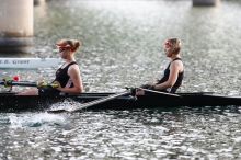 The Texas Rowing second novice eight team, with coxswain Emma Dirks, Sharon Dietz, Lucia Babar, Kait Postle, Ashley Hiatt, Andrea Janowski, Madonna Bregon, Daryn Ofczarzak and Dani Mohling, finished with a time of 7:34.5, defeating Iowa which completed the race in 7:35.6. This was the second session of the Longhorn Invitational, Saturday morning, March 21, 2009 on Lady Bird Lake.  They won a total of three races over the weekend.

Filename: SRM_20090321_09351551.jpg
Aperture: f/4.0
Shutter Speed: 1/1250
Body: Canon EOS-1D Mark II
Lens: Canon EF 300mm f/2.8 L IS