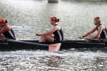 The Texas Rowing second novice eight team, with coxswain Emma Dirks, Sharon Dietz, Lucia Babar, Kait Postle, Ashley Hiatt, Andrea Janowski, Madonna Bregon, Daryn Ofczarzak and Dani Mohling, finished with a time of 7:34.5, defeating Iowa which completed the race in 7:35.6. This was the second session of the Longhorn Invitational, Saturday morning, March 21, 2009 on Lady Bird Lake.  They won a total of three races over the weekend.

Filename: SRM_20090321_09351653.jpg
Aperture: f/4.0
Shutter Speed: 1/1250
Body: Canon EOS-1D Mark II
Lens: Canon EF 300mm f/2.8 L IS