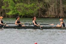 The Texas Rowing second novice eight team, with coxswain Emma Dirks, Sharon Dietz, Lucia Babar, Kait Postle, Ashley Hiatt, Andrea Janowski, Madonna Bregon, Daryn Ofczarzak and Dani Mohling, finished with a time of 8:07.5, losing to Wisconsin, which completed the race in 7:47.1. This was the third session of the Longhorn Invitational, Saturday afternoon, March 21, 2009 on Lady Bird Lake.  They won a total of three races over the weekend.

Filename: SRM_20090321_16064523.jpg
Aperture: f/5.6
Shutter Speed: 1/1250
Body: Canon EOS-1D Mark II
Lens: Canon EF 300mm f/2.8 L IS