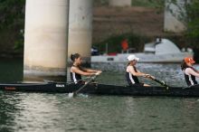 The Texas Rowing first novice eight team finished with a time of 7:51.3, losing to Wisconsin, which completed the race in 7:39.4. This was the third session of the Longhorn Invitational, Saturday afternoon, March 21, 2009 on Lady Bird Lake.

Filename: SRM_20090321_16164459.jpg
Aperture: f/4.0
Shutter Speed: 1/1600
Body: Canon EOS-1D Mark II
Lens: Canon EF 300mm f/2.8 L IS