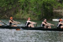 The Texas Rowing first novice eight team finished with a time of 7:51.3, losing to Wisconsin, which completed the race in 7:39.4. This was the third session of the Longhorn Invitational, Saturday afternoon, March 21, 2009 on Lady Bird Lake.

Filename: SRM_20090321_16164964.jpg
Aperture: f/4.0
Shutter Speed: 1/2000
Body: Canon EOS-1D Mark II
Lens: Canon EF 300mm f/2.8 L IS