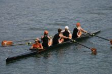 The Texas Rowing first varsity four team finished with a time of 8:44.9, losing to Wisconsin, which completed the race in 8:11.3. This was the third session of the Longhorn Invitational, Saturday afternoon, March 21, 2009 on Lady Bird Lake.

Filename: SRM_20090321_16223307.jpg
Aperture: f/4.0
Shutter Speed: 1/3200
Body: Canon EOS-1D Mark II
Lens: Canon EF 300mm f/2.8 L IS