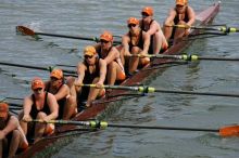 The Texas Rowing second varsity eight team finished with a time of 7:29.5, losing to Wisconsin, which completed the race in 7:15.5. This was the third session of the Longhorn Invitational, Saturday afternoon, March 21, 2009 on Lady Bird Lake.

Filename: SRM_20090321_16290366.jpg
Aperture: f/4.0
Shutter Speed: 1/2500
Body: Canon EOS-1D Mark II
Lens: Canon EF 300mm f/2.8 L IS