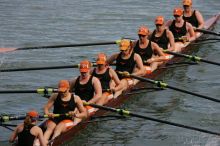 The Texas Rowing second varsity eight team finished with a time of 7:29.5, losing to Wisconsin, which completed the race in 7:15.5. This was the third session of the Longhorn Invitational, Saturday afternoon, March 21, 2009 on Lady Bird Lake.

Filename: SRM_20090321_16290467.jpg
Aperture: f/4.0
Shutter Speed: 1/3200
Body: Canon EOS-1D Mark II
Lens: Canon EF 300mm f/2.8 L IS