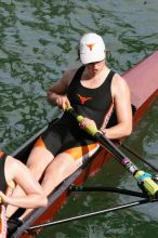 The Texas Rowing first varsity eight team, with coxswain Mary Cait McPherson, stroke Jen VanderMaarel, Felicia Izaguirre-Werner, Meg George, Nancy Arrington, Jelena Zunic, Karli Sheahan, Colleen Irby and Sara Cottingham, finished with a time of 7:09.3, losing to Wisconsin, which completed the race in 7:01.1. This was the third session of the Longhorn Invitational, Saturday afternoon, March 21, 2009 on Lady Bird Lake.

Filename: SRM_20090321_16355131.jpg
Aperture: f/8.0
Shutter Speed: 1/640
Body: Canon EOS-1D Mark II
Lens: Canon EF 300mm f/2.8 L IS