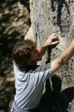 Andrew Dreher leading Lick the Window (5.10c), shot from the top of Ack! (5.11b, but using the crack for the start instead) that I top roped up with my camera on my back.  It was another long day of rock climbing at Seismic Wall on Austin's Barton Creek Greenbelt, Sunday, April 5, 2009.

Filename: SRM_20090405_13234127.jpg
Aperture: f/6.3
Shutter Speed: 1/500
Body: Canon EOS-1D Mark II
Lens: Canon EF 80-200mm f/2.8 L