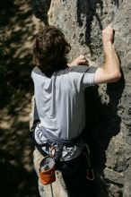 Andrew Dreher leading Lick the Window (5.10c), shot from the top of Ack! (5.11b, but using the crack for the start instead) that I top roped up with my camera on my back.  It was another long day of rock climbing at Seismic Wall on Austin's Barton Creek Greenbelt, Sunday, April 5, 2009.

Filename: SRM_20090405_13234330.jpg
Aperture: f/7.1
Shutter Speed: 1/500
Body: Canon EOS-1D Mark II
Lens: Canon EF 80-200mm f/2.8 L