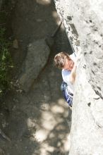 Me on the dyno while top roping Lick the Window (5.10c), shot (by Andrew Dreher) from the top of Ack! (5.11b, but using the crack for the start instead) that I top roped up with my camera on my back.  It was another long day of rock climbing at Seismic Wall on Austin's Barton Creek Greenbelt, Sunday, April 5, 2009.

Filename: SRM_20090405_14391641.jpg
Aperture: f/5.6
Shutter Speed: 1/500
Body: Canon EOS-1D Mark II
Lens: Canon EF 80-200mm f/2.8 L