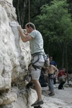 Tommy Blackwell.  CTM hosted a speed climbing event at Seismic Wall on Diving for Rocks to benefit the Austin Area Food Bank, Saturday, May 9, 2009.

Filename: SRM_20090509_10324667.jpg
Aperture: f/5.6
Shutter Speed: 1/200
Body: Canon EOS-1D Mark II
Lens: Canon EF 80-200mm f/2.8 L