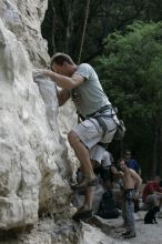 Tommy Blackwell.  CTM hosted a speed climbing event at Seismic Wall on Diving for Rocks to benefit the Austin Area Food Bank, Saturday, May 9, 2009.

Filename: SRM_20090509_10324669.jpg
Aperture: f/5.6
Shutter Speed: 1/320
Body: Canon EOS-1D Mark II
Lens: Canon EF 80-200mm f/2.8 L