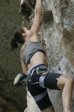 Britta Kakacek, winner of the speed competition with a time of 39.08 seconds.  CTM hosted a speed climbing event at Seismic Wall on Diving for Rocks to benefit the Austin Area Food Bank, Saturday, May 9, 2009.

Filename: SRM_20090509_10355816.jpg
Aperture: f/5.6
Shutter Speed: 1/250
Body: Canon EOS-1D Mark II
Lens: Canon EF 80-200mm f/2.8 L