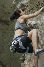 Britta Kakacek, winner of the speed competition with a time of 39.08 seconds.  CTM hosted a speed climbing event at Seismic Wall on Diving for Rocks to benefit the Austin Area Food Bank, Saturday, May 9, 2009.

Filename: SRM_20090509_10360217.jpg
Aperture: f/5.6
Shutter Speed: 1/200
Body: Canon EOS-1D Mark II
Lens: Canon EF 80-200mm f/2.8 L