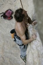 Jason Shear competing.  CTM hosted a speed climbing event at Seismic Wall on Diving for Rocks to benefit the Austin Area Food Bank, Saturday, May 9, 2009.

Filename: SRM_20090509_11205653.jpg
Aperture: f/5.0
Shutter Speed: 1/800
Body: Canon EOS-1D Mark II
Lens: Canon EF 80-200mm f/2.8 L