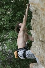 Jason Shear competing.  CTM hosted a speed climbing event at Seismic Wall on Diving for Rocks to benefit the Austin Area Food Bank, Saturday, May 9, 2009.

Filename: SRM_20090509_11213779.jpg
Aperture: f/5.0
Shutter Speed: 1/400
Body: Canon EOS-1D Mark II
Lens: Canon EF 80-200mm f/2.8 L