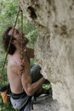 Jason Shear competing.  CTM hosted a speed climbing event at Seismic Wall on Diving for Rocks to benefit the Austin Area Food Bank, Saturday, May 9, 2009.

Filename: SRM_20090509_11215205.jpg
Aperture: f/5.6
Shutter Speed: 1/320
Body: Canon EOS-1D Mark II
Lens: Canon EF 80-200mm f/2.8 L