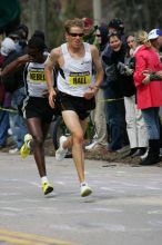 Ryan Hall was third to cross the finish line with a time of 2:09:40.  The 113th Boston Marathon took place on Monday, April 20, 2009.

Filename: SRM_20090420_10401625.JPG
Aperture: f/8.0
Shutter Speed: 1/1000
Body: Canon EOS-1D Mark II
Lens: Canon EF 100-400mm f/4.5-5.6 L IS USM