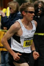 Ryan Hall was third to cross the finish line with a time of 2:09:40.  The 113th Boston Marathon took place on Monday, April 20, 2009.

Filename: SRM_20090420_10402041.JPG
Aperture: f/8.0
Shutter Speed: 1/1600
Body: Canon EOS-1D Mark II
Lens: Canon EF 100-400mm f/4.5-5.6 L IS USM