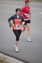 Beth Marek running the Rocket City Marathon on Saturday, December 12, 2009 in Huntsville.

Filename: SRM_20091212_12022537.JPG
Aperture: f/2.8
Shutter Speed: 1/800
Body: Canon EOS-1D Mark II
Lens: Canon EF 80-200mm f/2.8 L