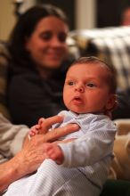 Baby Maddox Helbing, 3 weeks old, at Lake Oconee on Friday, November 27, 2009.

Filename: SRM_20091127_18473074.JPG
Aperture: f/2.0
Shutter Speed: 1/50
Body: Canon EOS 20D
Lens: Canon EF 50mm f/1.8 II