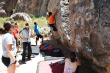 Javier Morales rock climbing in Hueco Tanks State Park and Historic Site during the Hueco Tanks Awesome Fest 2010 trip, Friday, May 21, 2010.

Filename: SRM_20100521_13330486.JPG
Aperture: f/5.6
Shutter Speed: 1/320
Body: Canon EOS-1D Mark II
Lens: Canon EF 16-35mm f/2.8 L