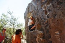 Steve Marek rock climbing in Hueco Tanks State Park and Historic Site during the Hueco Tanks Awesome Fest 2010 trip, Friday, May 21, 2010.

Filename: SRM_20100521_16381924.JPG
Aperture: f/4.0
Shutter Speed: 1/400
Body: Canon EOS-1D Mark II
Lens: Canon EF 16-35mm f/2.8 L