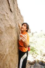 Javier Morales rock climbing in Hueco Tanks State Park and Historic Site during the Hueco Tanks Awesome Fest 2010 trip, Friday, May 21, 2010.

Filename: SRM_20100521_17523563.JPG
Aperture: f/4.0
Shutter Speed: 1/200
Body: Canon EOS-1D Mark II
Lens: Canon EF 16-35mm f/2.8 L