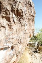 Rock climbing in Hueco Tanks State Park and Historic Site during the Hueco Tanks Awesome Fest 2010 trip, Friday, May 21, 2010.

Filename: SRM_20100521_17583777.JPG
Aperture: f/4.0
Shutter Speed: 1/1000
Body: Canon EOS-1D Mark II
Lens: Canon EF 16-35mm f/2.8 L