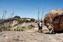 Sarah Williams rock climbing in Hueco Tanks State Park and Historic Site during the Hueco Tanks Awesome Fest 2010 trip, Saturday, May 22, 2010.

Filename: SRM_20100522_11403650.JPG
Aperture: f/5.6
Shutter Speed: 1/800
Body: Canon EOS-1D Mark II
Lens: Canon EF 16-35mm f/2.8 L