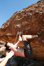 Raanan Robertson rock climbing in Hueco Tanks State Park and Historic Site during the Hueco Tanks Awesome Fest 2010 trip, Saturday, May 22, 2010.

Filename: SRM_20100522_12023365.JPG
Aperture: f/5.6
Shutter Speed: 1/200
Body: Canon EOS-1D Mark II
Lens: Canon EF 16-35mm f/2.8 L