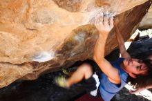 Javier Morales rock climbing in Hueco Tanks State Park and Historic Site during the Hueco Tanks Awesome Fest 2010 trip, Saturday, May 22, 2010.

Filename: SRM_20100522_12062979.JPG
Aperture: f/5.6
Shutter Speed: 1/80
Body: Canon EOS-1D Mark II
Lens: Canon EF 16-35mm f/2.8 L