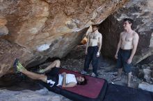 Javier Morales rock climbing in Hueco Tanks State Park and Historic Site during the Hueco Tanks Awesome Fest 2010 trip, Sunday, May 23, 2010.

Filename: SRM_20100523_19060248.JPG
Aperture: f/5.6
Shutter Speed: 1/125
Body: Canon EOS-1D Mark II
Lens: Canon EF 16-35mm f/2.8 L