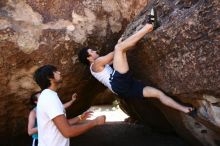 Rock climbing in Hueco Tanks State Park and Historic Site during the Hueco Tanks Awesome Fest 2.0 trip, Saturday, September 04, 2010.

Filename: SRM_20100904_11414715.JPG
Aperture: f/3.5
Shutter Speed: 1/125
Body: Canon EOS 20D
Lens: Canon EF 16-35mm f/2.8 L