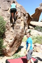 Rock climbing in Hueco Tanks State Park and Historic Site during the Hueco Tanks Awesome Fest 2.0 trip, Saturday, September 04, 2010.

Filename: SRM_20100904_12022730.JPG
Aperture: f/4.0
Shutter Speed: 1/2500
Body: Canon EOS 20D
Lens: Canon EF 16-35mm f/2.8 L