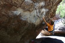 Rock climbing in Hueco Tanks State Park and Historic Site during the Hueco Tanks Awesome Fest 2.0 trip, Saturday, September 04, 2010.

Filename: SRM_20100904_13064252.JPG
Aperture: f/4.0
Shutter Speed: 1/200
Body: Canon EOS 20D
Lens: Canon EF 16-35mm f/2.8 L