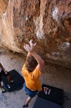 Rock climbing in Hueco Tanks State Park and Historic Site during the Hueco Tanks Awesome Fest 2.0 trip, Saturday, September 04, 2010.

Filename: SRM_20100904_13365218.JPG
Aperture: f/4.0
Shutter Speed: 1/400
Body: Canon EOS 20D
Lens: Canon EF 16-35mm f/2.8 L