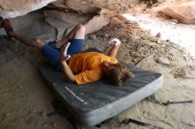 Rock climbing in Hueco Tanks State Park and Historic Site during the Hueco Tanks Awesome Fest 2.0 trip, Saturday, September 04, 2010.

Filename: SRM_20100904_15000323.JPG
Aperture: f/2.8
Shutter Speed: 1/200
Body: Canon EOS 20D
Lens: Canon EF 16-35mm f/2.8 L