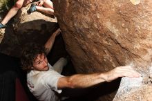 Rock climbing in Hueco Tanks State Park and Historic Site during the Hueco Tanks Awesome Fest 2.0 trip, Sunday, September 05, 2010.

Filename: SRM_20100905_14052581.JPG
Aperture: f/8.0
Shutter Speed: 1/250
Body: Canon EOS 20D
Lens: Canon EF 16-35mm f/2.8 L