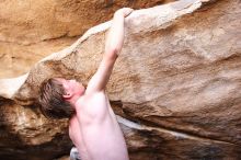 Rock climbing in Hueco Tanks State Park and Historic Site during the Hueco Tanks Awesome Fest 2.0 trip, Sunday, September 05, 2010.

Filename: SRM_20100905_15510238.JPG
Aperture: f/4.0
Shutter Speed: 1/200
Body: Canon EOS 20D
Lens: Canon EF 16-35mm f/2.8 L