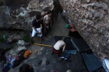 Rock climbing in Hueco Tanks State Park and Historic Site during the Hueco Tanks Awesome Fest 2.0 trip, Sunday, September 05, 2010.

Filename: SRM_20100905_19085402.JPG
Aperture: f/4.0
Shutter Speed: 1/200
Body: Canon EOS 20D
Lens: Canon EF 16-35mm f/2.8 L