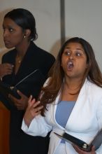 Nicole Martin and Shivali Goudar practice their Duo Interpretation of Aristophanes' "Lysistrata;" "No peace, no sex."  The University of Texas' Speech Team will compete in the American Forensic Associations National Individual Events Tournament (AFA NIET)

Filename: SRM_20060325_134936_5.jpg
Aperture: f/3.5
Shutter Speed: 1/160
Body: Canon EOS 20D
Lens: Canon EF 80-200mm f/2.8 L