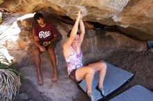 Rock climbing in Hueco Tanks State Park and Historic Site during the Hueco Tanks Awesome Fest 2.0 trip, Monday, September 06, 2010.

Filename: SRM_20100906_11465207.JPG
Aperture: f/4.0
Shutter Speed: 1/160
Body: Canon EOS 20D
Lens: Canon EF 16-35mm f/2.8 L