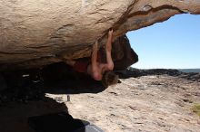 Rock climbing in Hueco Tanks State Park and Historic Site during the Hueco Tanks Awesome Fest 2.0 trip, Monday, September 06, 2010.

Filename: SRM_20100906_12203428.JPG
Aperture: f/10.0
Shutter Speed: 1/250
Body: Canon EOS 20D
Lens: Canon EF 16-35mm f/2.8 L